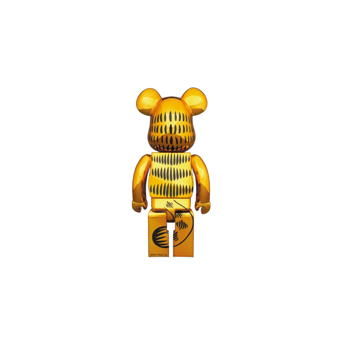 베어브릭 가필드 골드 크롬 버전 100% & 400% 세트 | Bearbrick