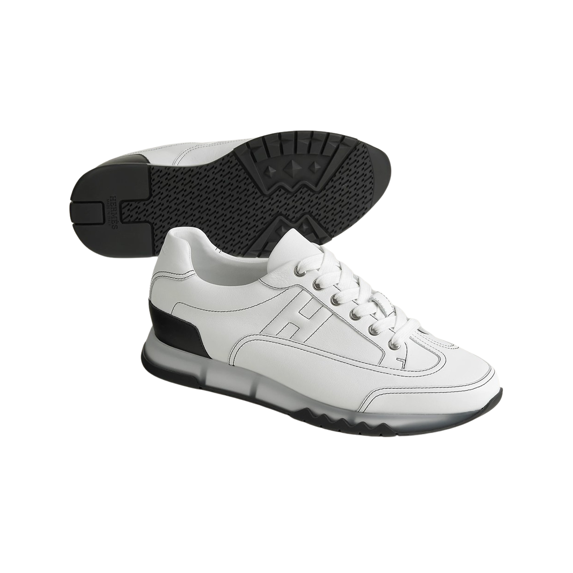 에르메스 트레일 스니커즈 카프스킨 & 블랑(Hermes Trail Sneakers Calfskin & Blanc) - 2