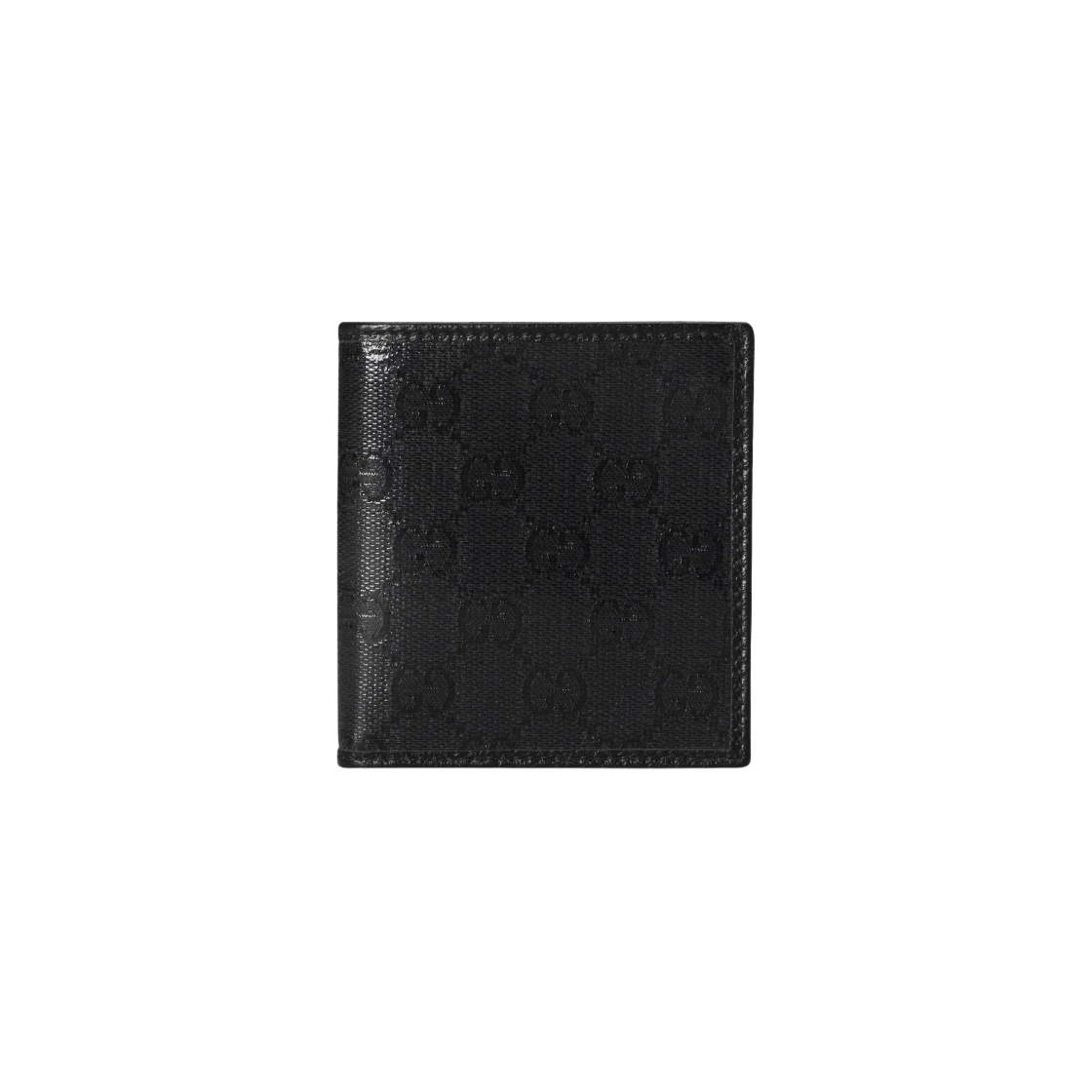 760320-FACHH-1000 Gucci GG Crystal Canvas Bi-Fold Wallet Black