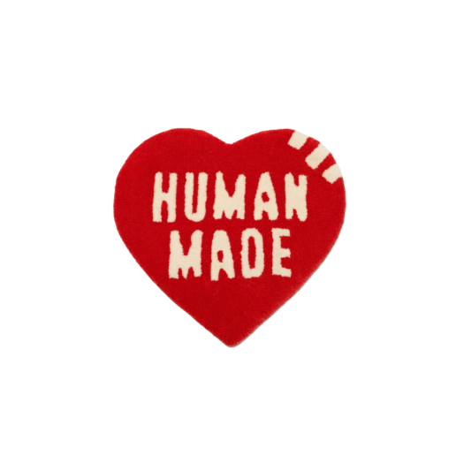 Human Made Heart Rug Small Red