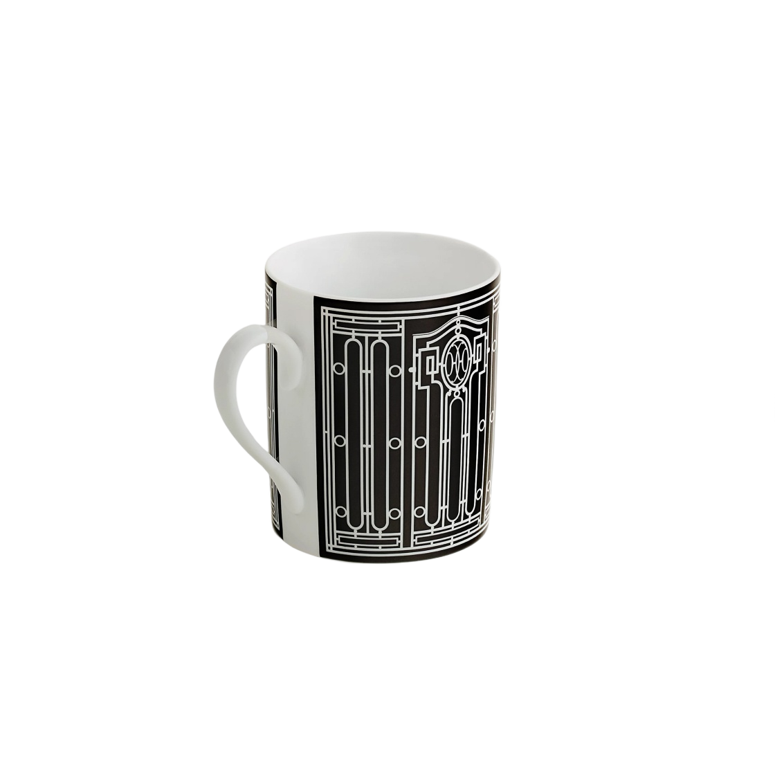 에르메스 H 데코 머그 넘버2 블랙 화이트(Hermes H Deco Mug n°2 Black White) - 2