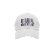 Matin Kim Lettering Washed Ball Cap Light Grey