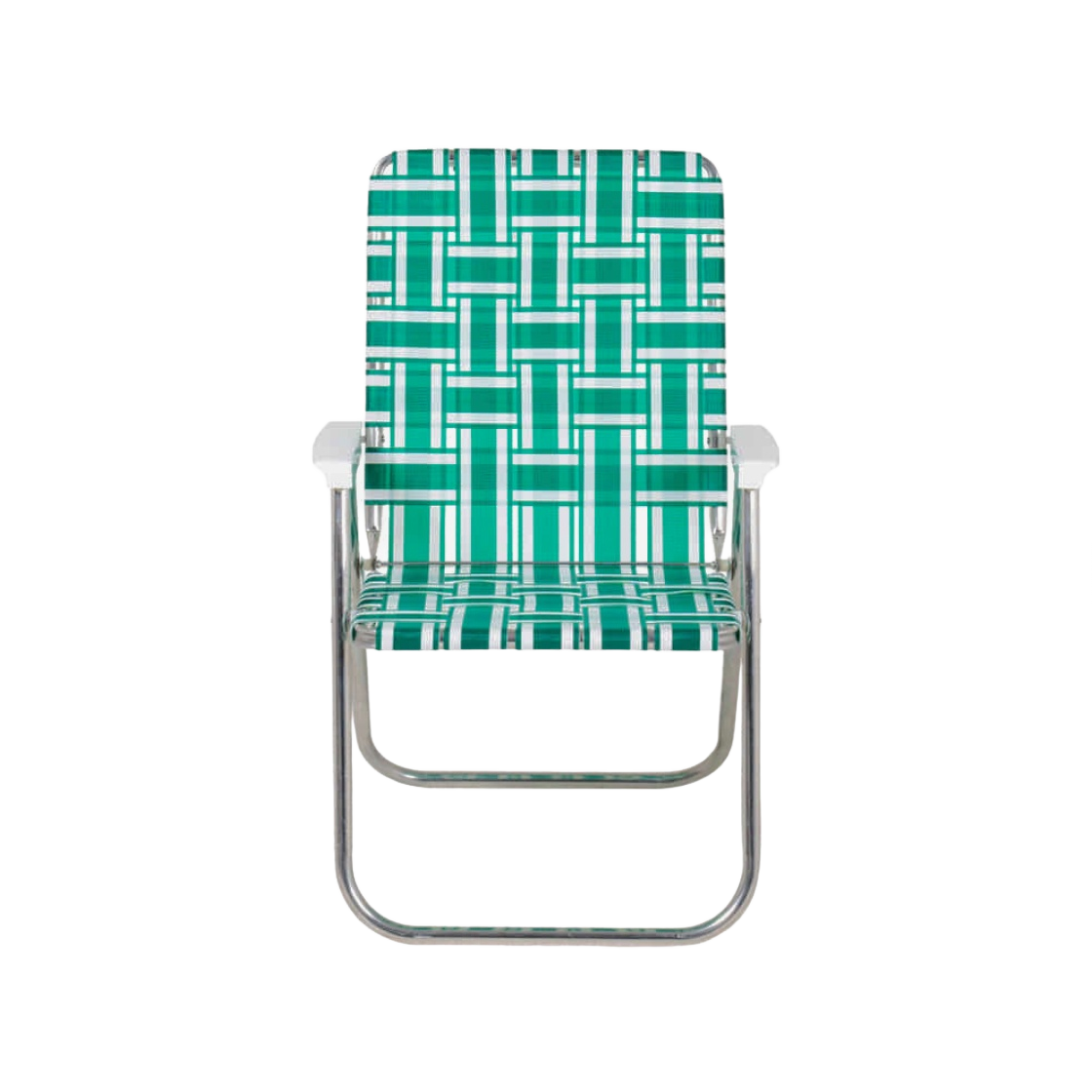 론 체어 클래식 체어 그린 화이트(Lawn Chair Classic Chair Green White)
