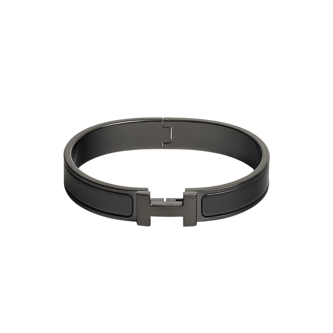 에르메스 클릭아슈 브레이슬릿 쏘 블랙 하드웨어 & 누아 매트(Hermes Clic HH Bracelet So Black & Noir Mat)