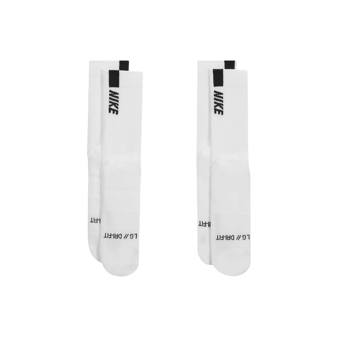 나이키 멀티플라이어 크루 삭스 화이트 (2개입/국내 정식 발매 제품)(Nike Multiplier Crew Socks White (2 Pack/Korean Ver.)) - 2