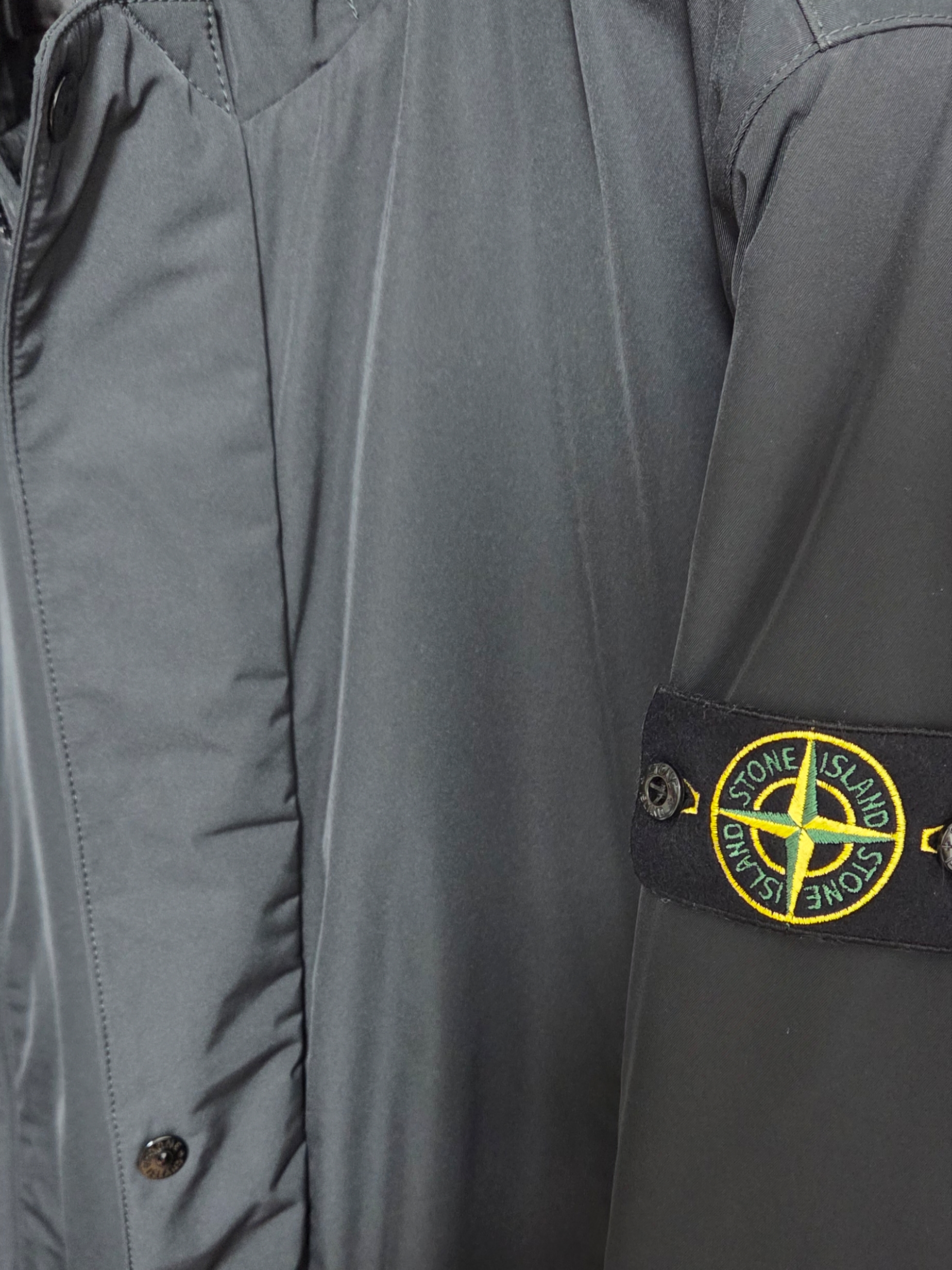 Stone Island 43426 Techno Fabric Jacket Black - 24FW 착용 스타일