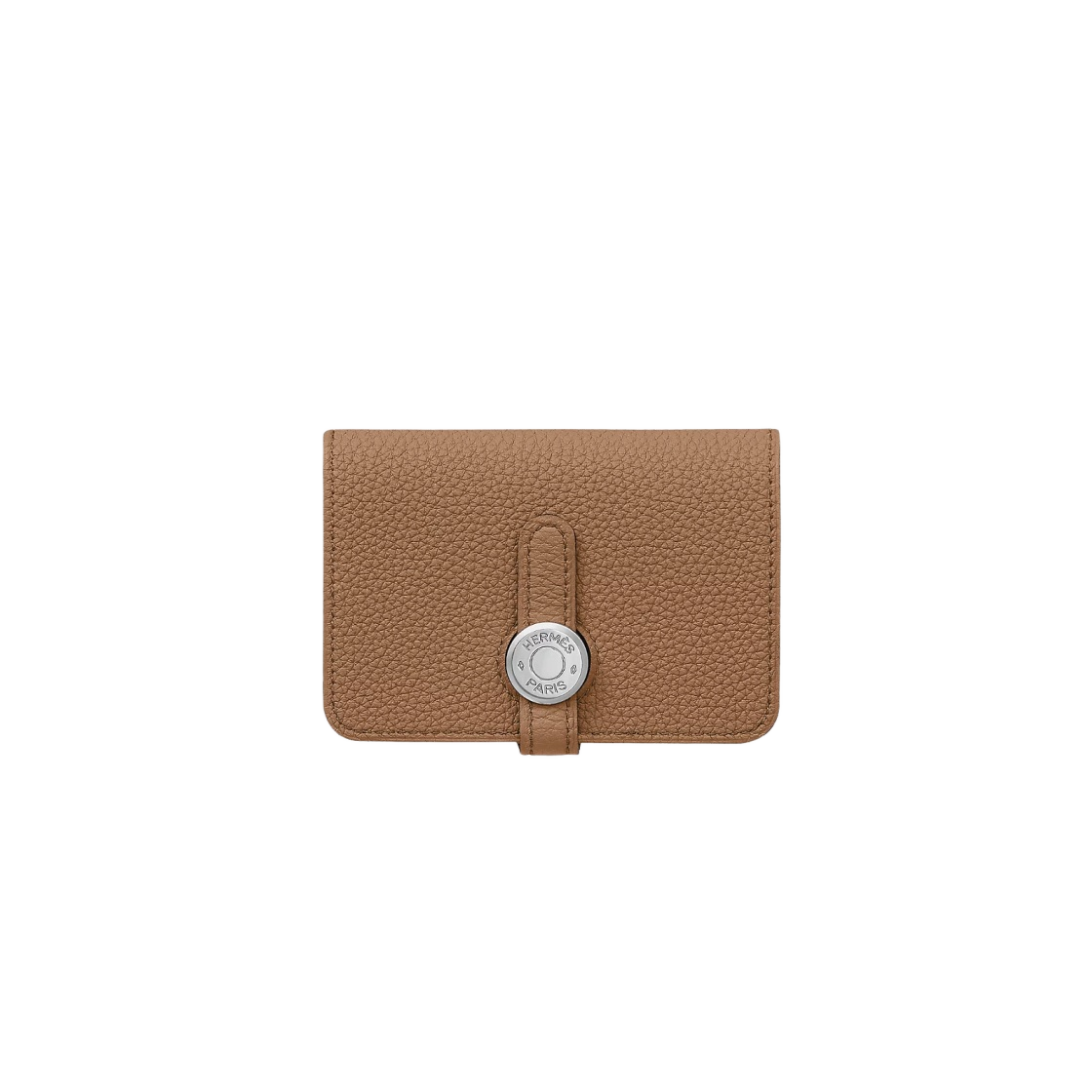 H044083CK0M Hermes Dogon Card Holder Togo & Palladium Chai - 대표 이미지 #1