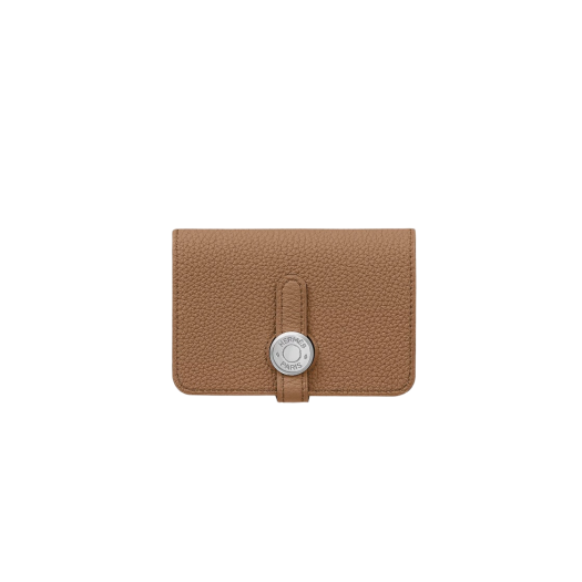 Hermes Dogon Card Holder Togo & Palladium Chai