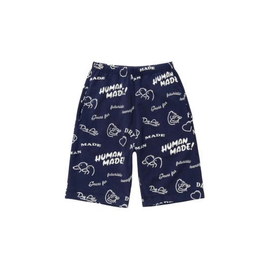 Human Made Printed Sweatshorts Navy