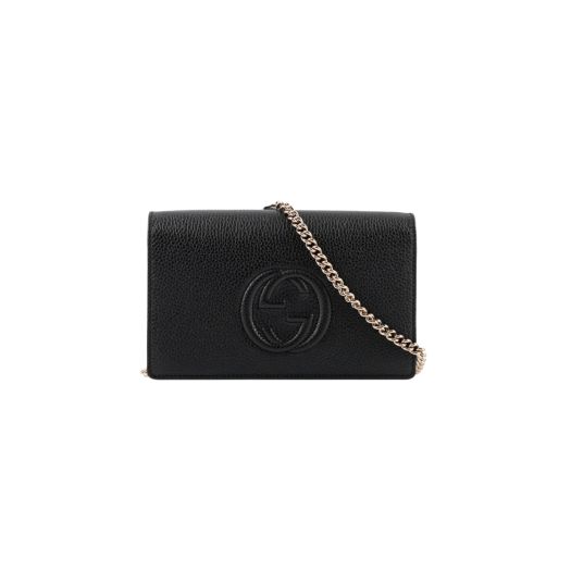 Gucci Soho Chain Wallet Black