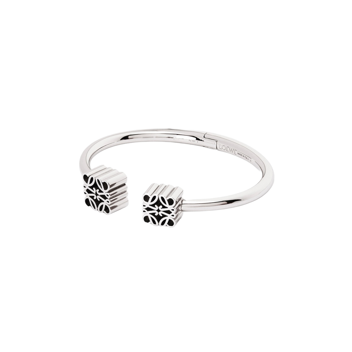 (W) 로에베 아나그램 커프 스털링 실버((W) Loewe Anagram cuff in sterling silver) - 1