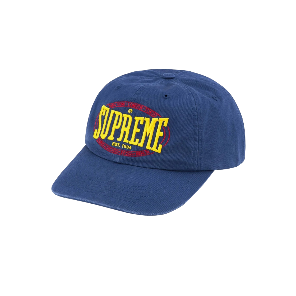 슈프림 웜 업 6 패널 네이비 - 23FW | Supreme | KREAM