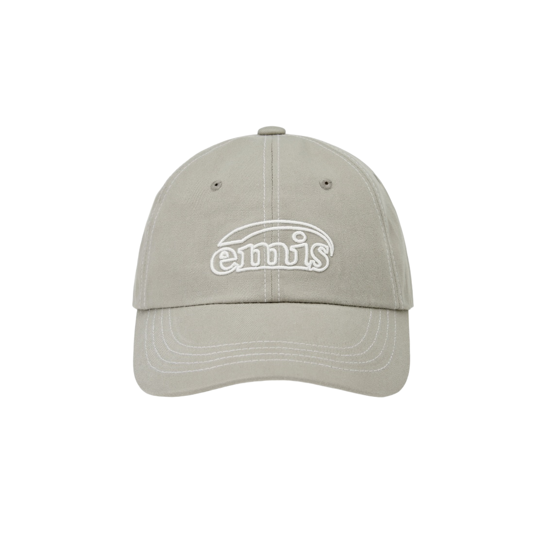 이미스 화이트 스티치 볼캡 그레이(Emis White Stitch Ball Cap Gray) - 1