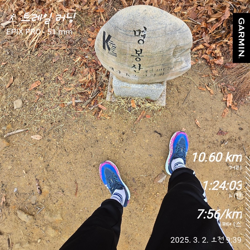 Hoka Speedgoat 6 Stormy Skies Aqua Breeze - Wide 착용 스타일