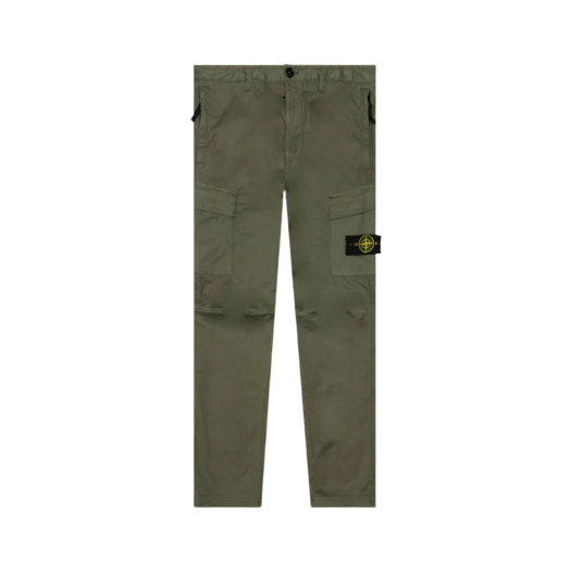 Stone Island 30519 Cargo Pants Olive Green - 21SS