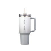 Starbucks 24 SS Stanley Grey Quencher Tumbler 1183ml