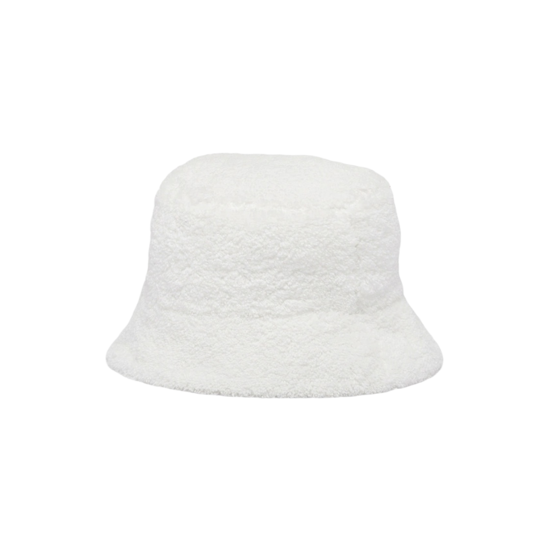 (W) 프라다 테리클로스 버킷햇 화이트 블랙((W) Prada Terrycloth Bucket Hat White Black) - 2