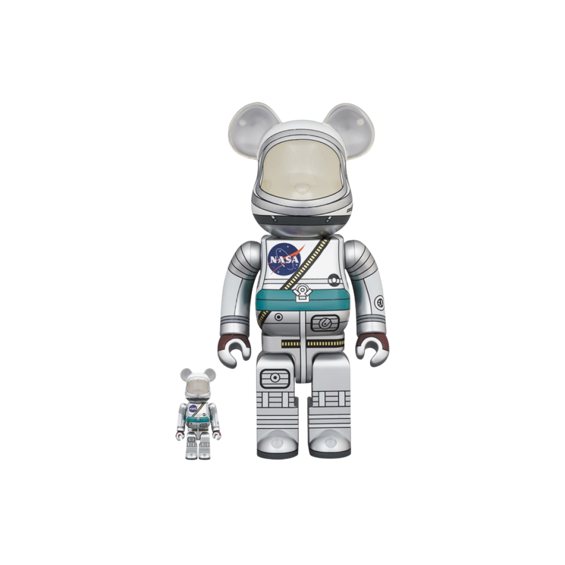 - Bearbrick Project Mercury Astronaut 100% & 400% Set - 대표 이미지 #1