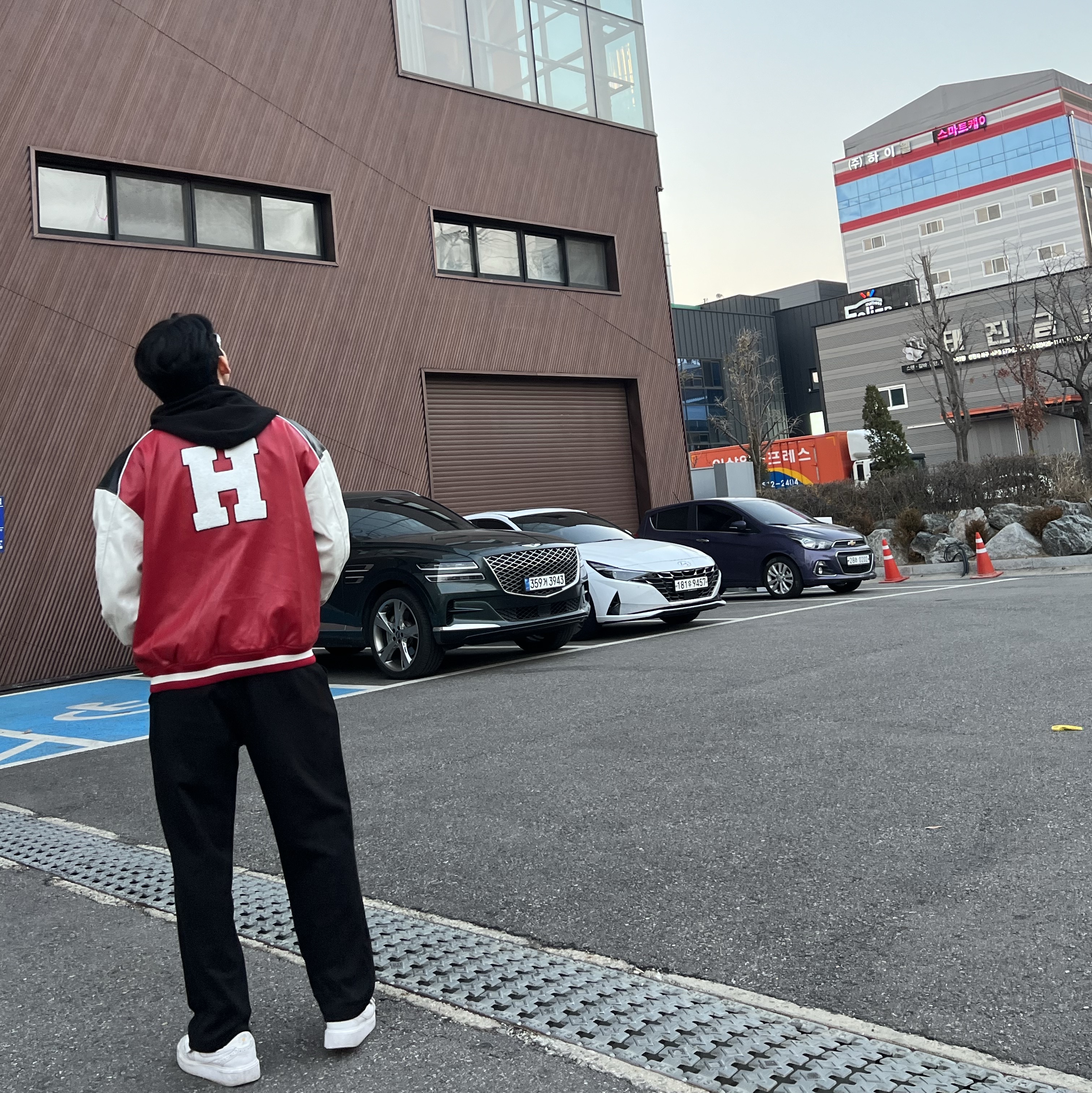 나이키 x 피스마이너스원 퀀도1 화이트 착용 스타일 - 3