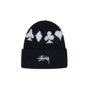 Stussy Full Suit Jacquard Cuff Beanie Black