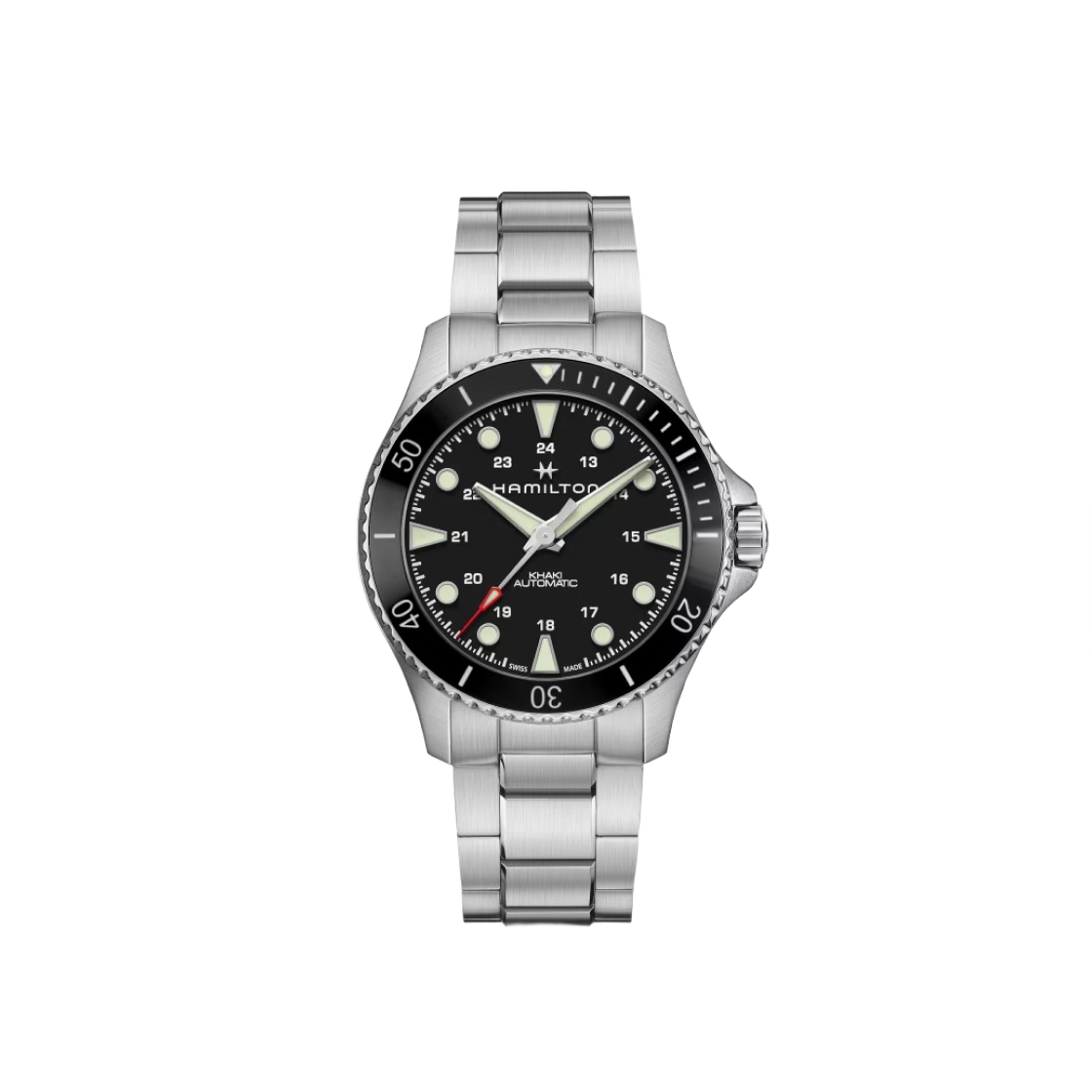 H82515130 Hamilton Khaki Navy Scuba Auto 43mm Stainless Steel Black