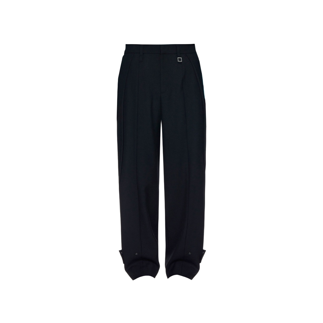 WOOYOUNGMI ブラック　Folding トラウザーズ WOOYOUNGMI ブラックFolding トラウザーズ