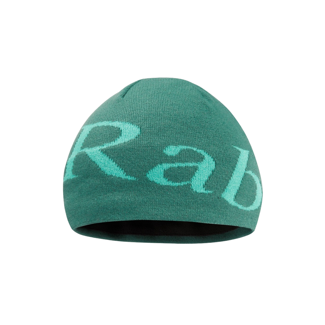 QAB-39 Rab Logo Beanie Green Slate Glacier Blue