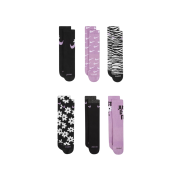 (Kids) Nike Everyday Plus Socks Multicolor (6 Pack/Korean Ver.)
