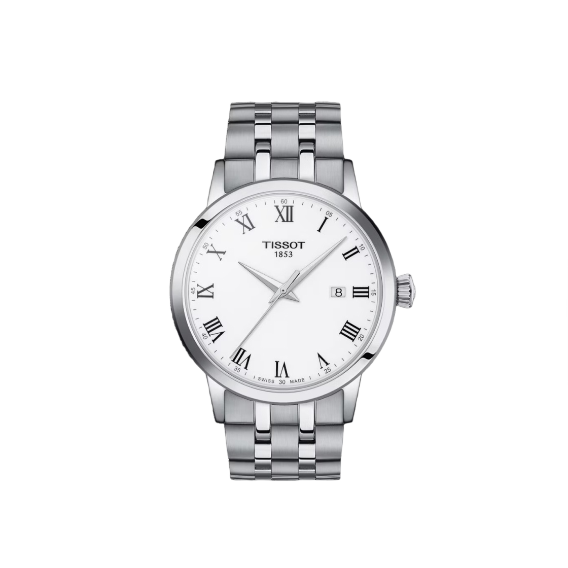 티쏘 클래식 드림 42mm 쿼츠 스틸 화이트(Tissot Classic Dream 42mm Quartz Steel White) - 1