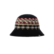 Stussy Fairisle Bucket Hat Black