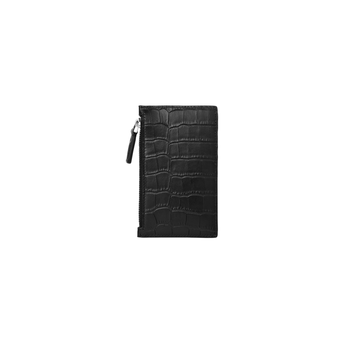 126652 Montblanc Meisterstuck Selection 5cc Zipper Pocket Card Holder Black - #2