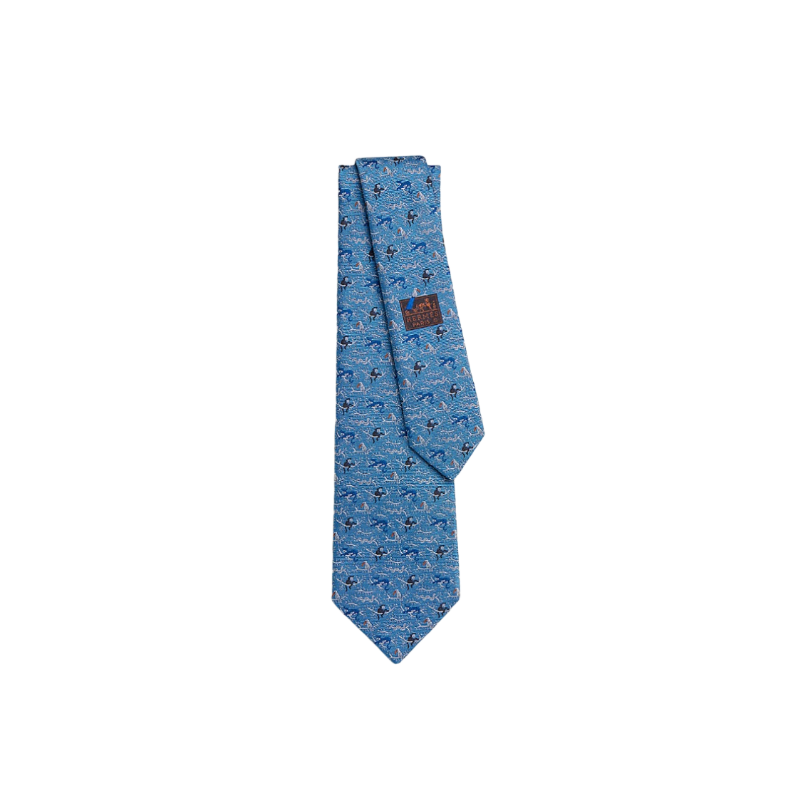 에르메스 타이 7 정글 타이 아주르 씨엘 블루 로아 | Hermes | KREAM Hermes Tie 7 Jungle Tie Azur Ciel Bleu Roa