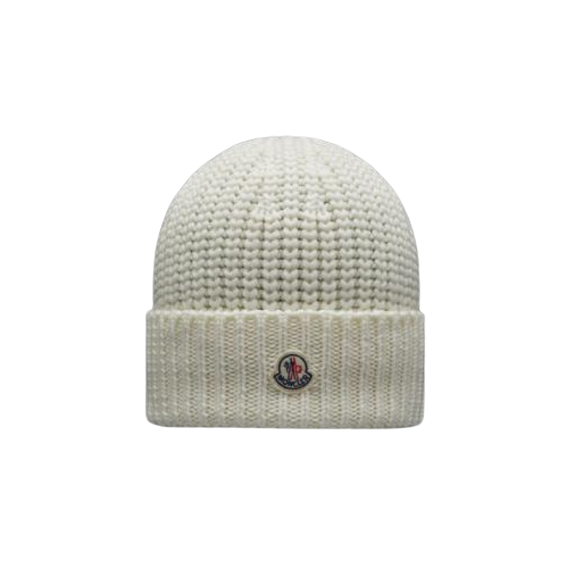 I2-093-3B00048-M1131-030 (W) Moncler Wool Beanie White - 23FW