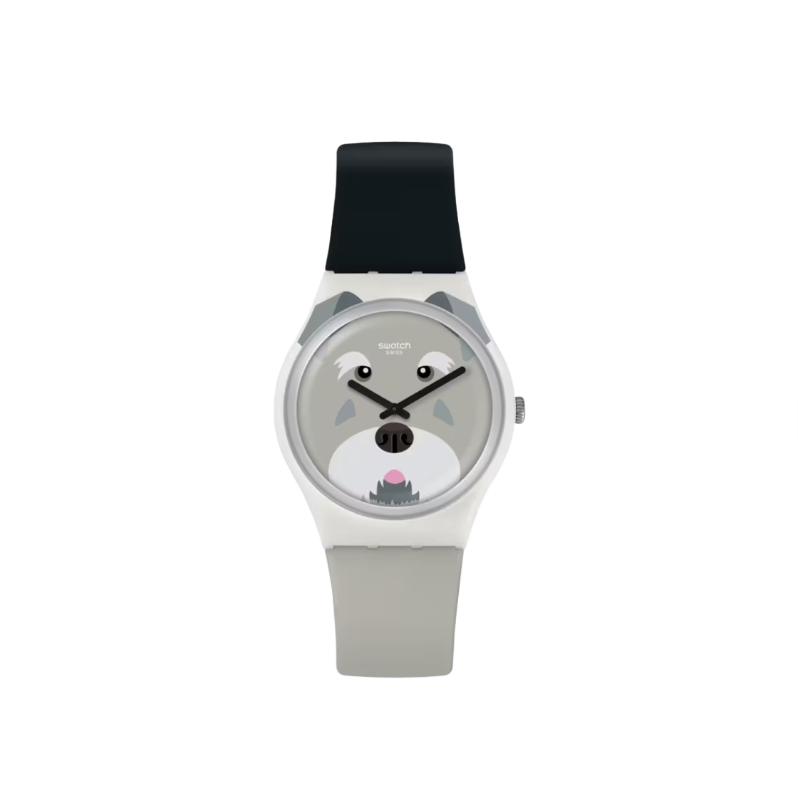 GW210 Swatch Schnautzi Quartz Grey Black