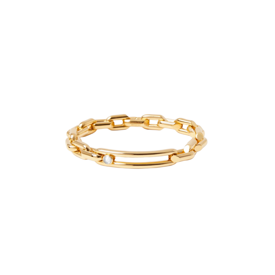 8075806 Burberry Gold-Plated Hollow Chain Bracelet Gold - #3