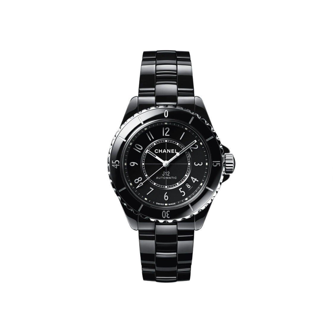 H5697 Chanel J12 Watch Caliber 12.1 38mm Black