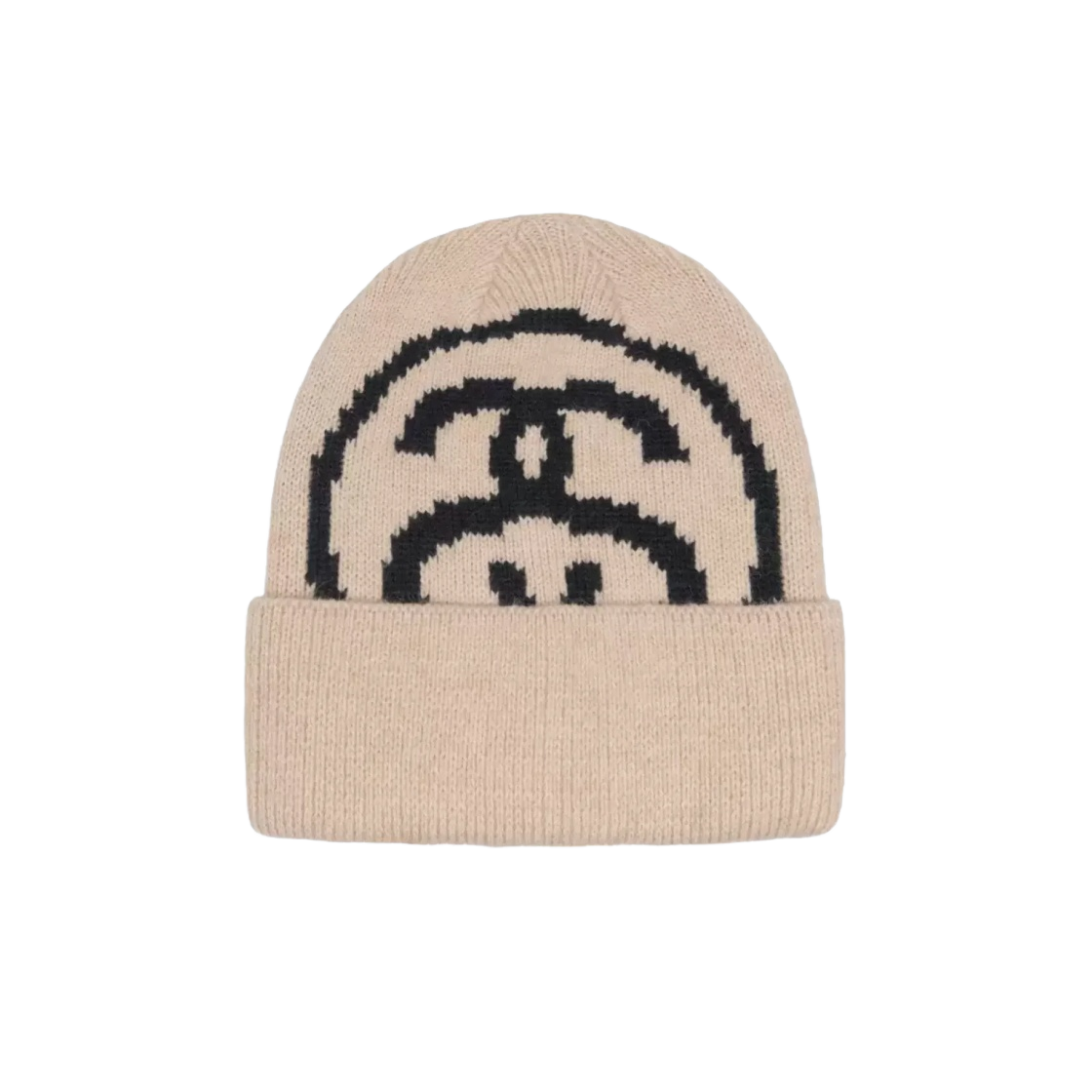 스투시 빅 링크 커프 비니 내츄럴