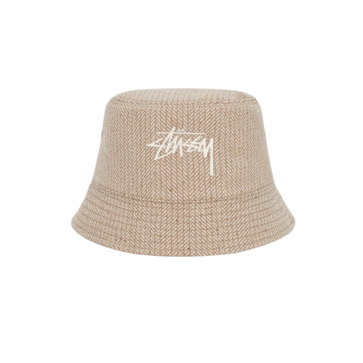 Stussy Zig Zag Stock Bucket Hat Gold
