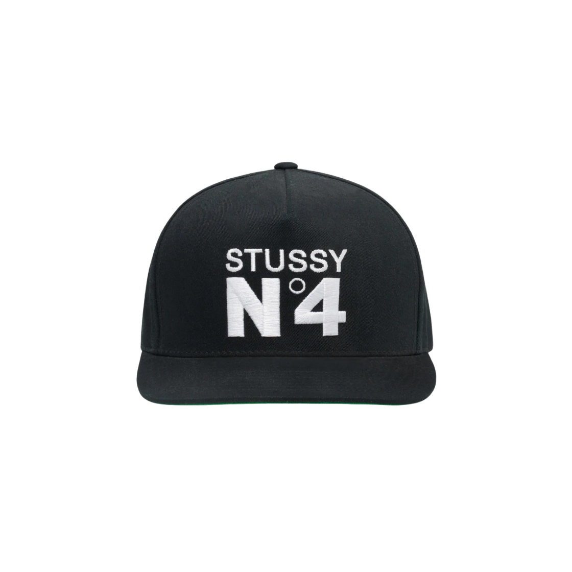 스투시 NO.4 포인트 크라운 캡 블랙(Stussy NO.4 Point Crown Cap Black) - 2