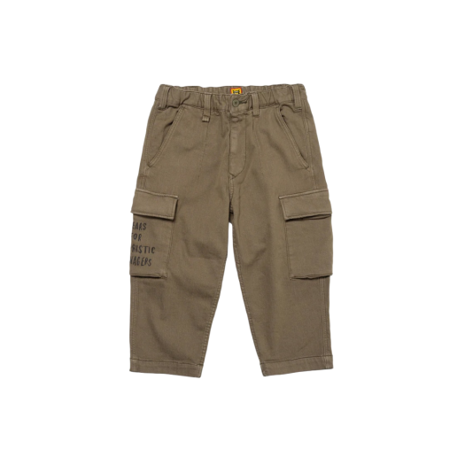 Human Made Cropped Cargo Pants Olive Drab