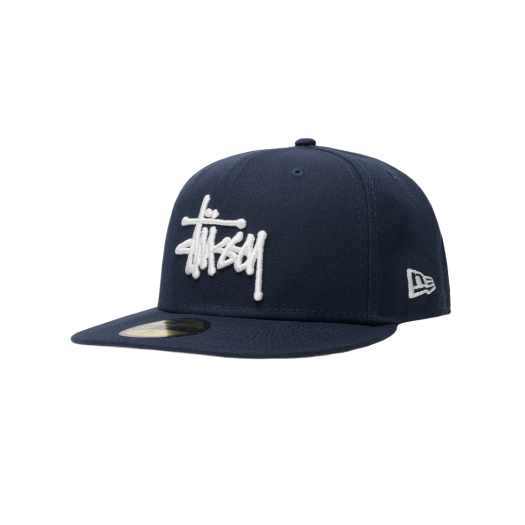 스투시 x 베러 기프트 샵 59FIFTY 뉴에라 캡 네이비 | Stussy
