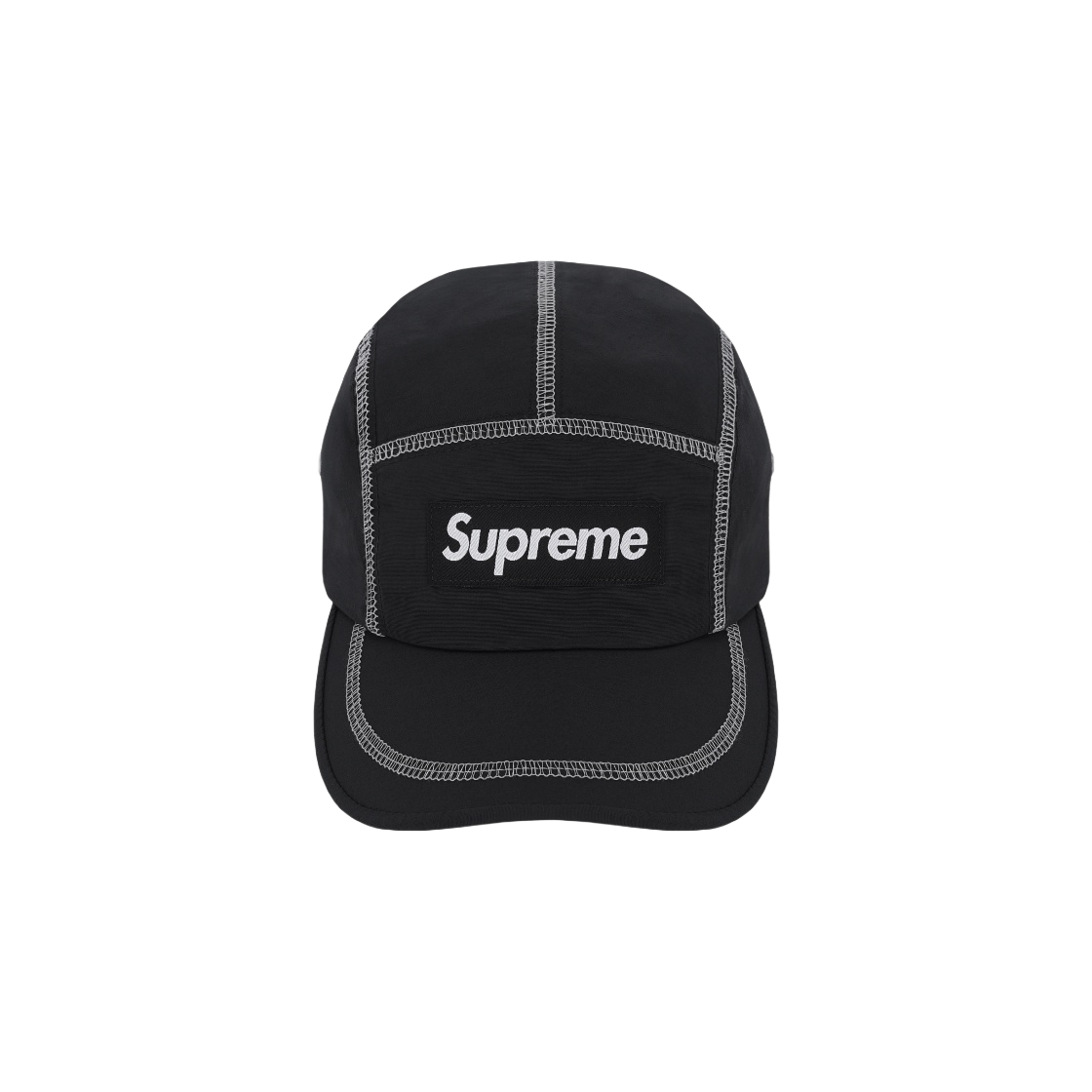 슈프림 리플렉티브 스티치 캠프캡 블랙 - 23SS | Supreme | KREAM