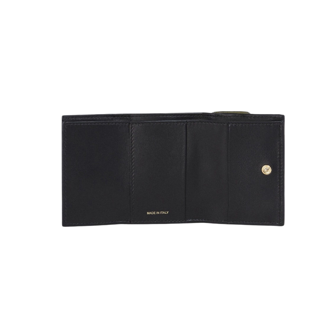 PFMOW02U23-LV520-Z502N Marni Saffiano Tri-Fold Wallet Olive Lily White Lime - #2