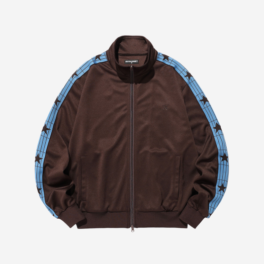 IK2FSMJ203ABR ISTKUNST IK Track Jersey Jacket Brown