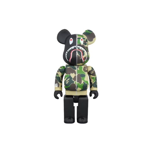 Bearbrick x BAPE Camo Shark Green 400%