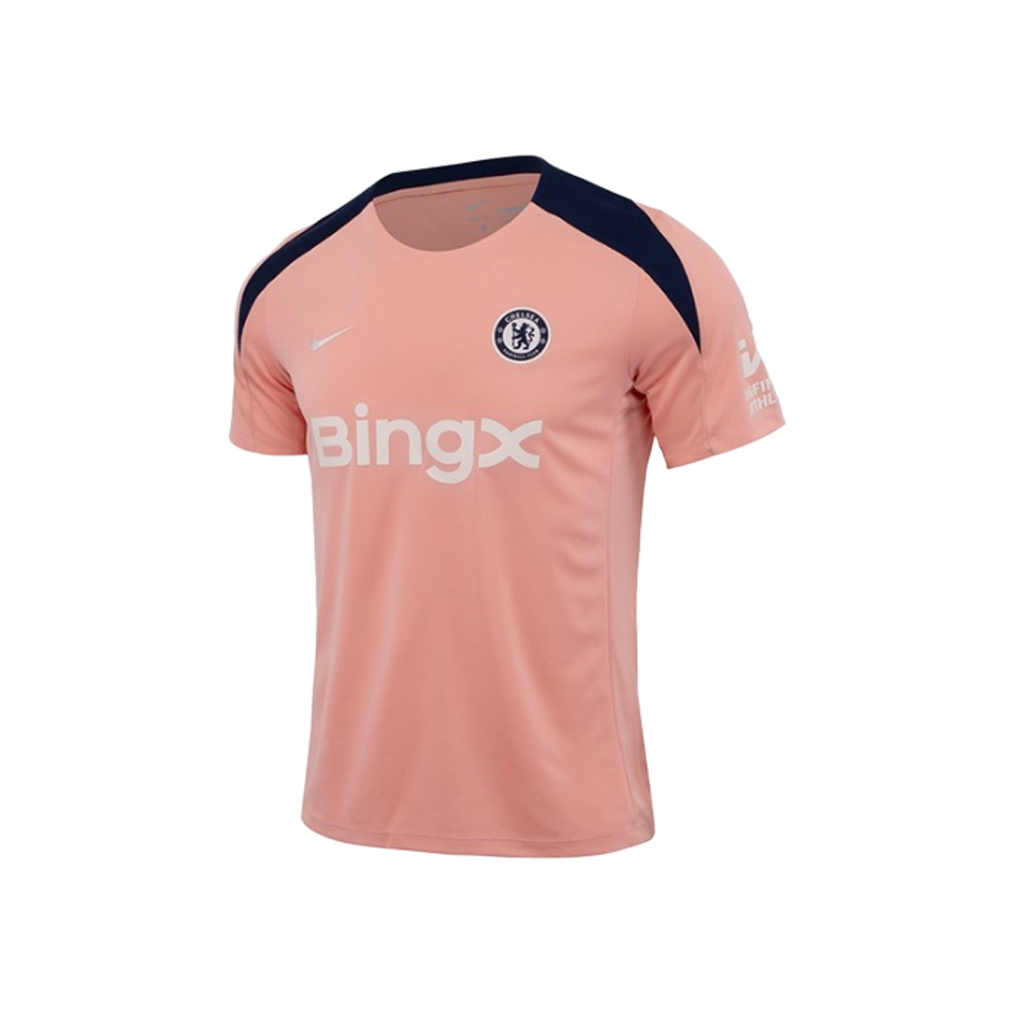 나이키 첼시 FC 스트라이크 드라이핏 풋볼 탑 애프리콧... FC Strike Dri-Fit Football Top Apricot Agate Obsidian (Non Marking Ver.)