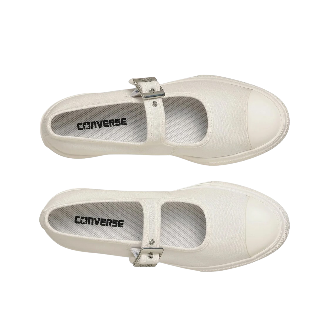 (W) 컨버스 올스타 라이트 PLTS MJ Ox 화이트((W) Converse All Star Light PLTS MJ Ox White) - 2