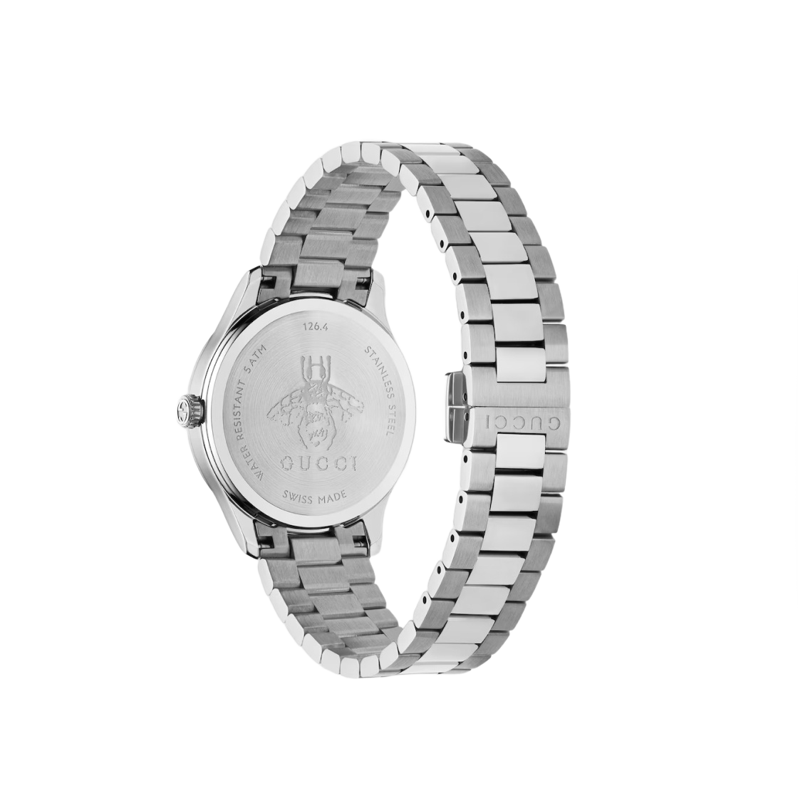 (W) 구찌 G-타임리스 쿼츠 32mm 스틸 옐로우 골드 비((W) Gucci G-Timeless Quartz 32mm Steel Yellow Gold with Bees) - 2
