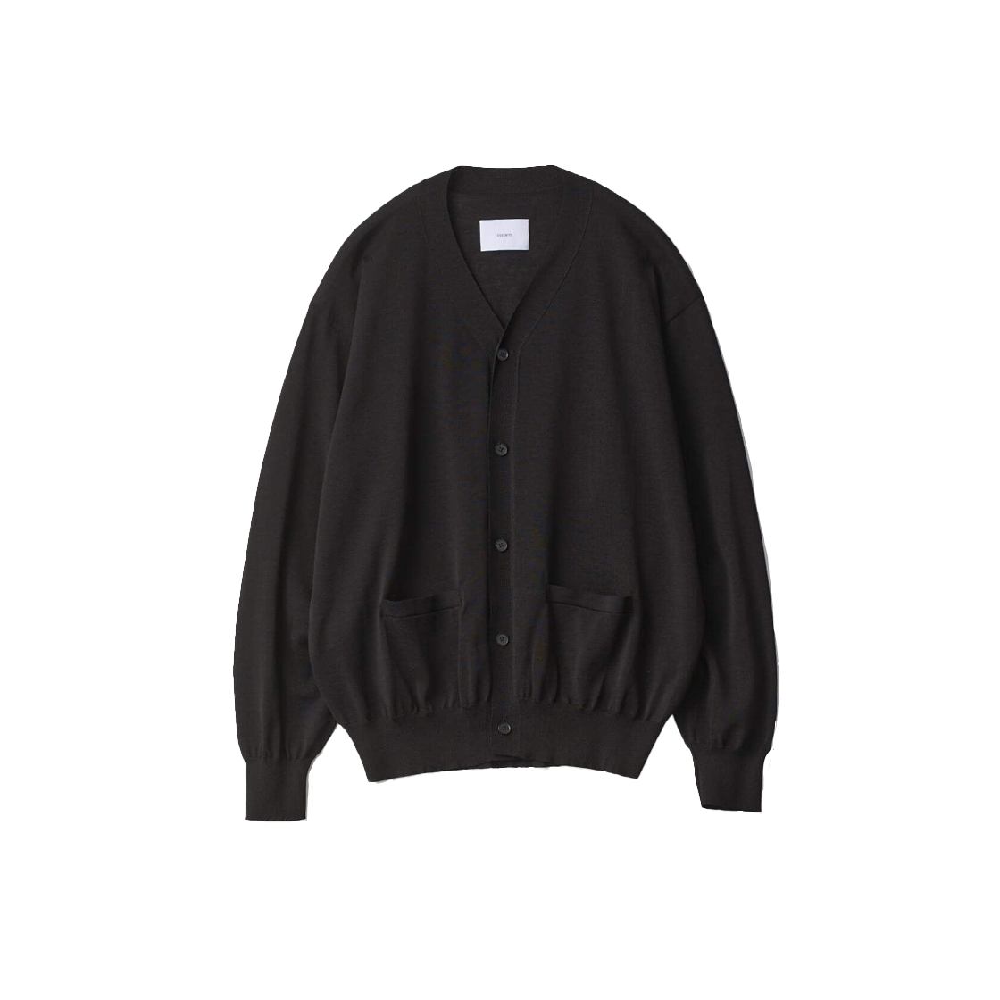 슈타인 울 실크 니트 턱 가디건 블랙 - 25SS(ssstein Wool Silk Knit Tucked Cardigan Black - 25SS)