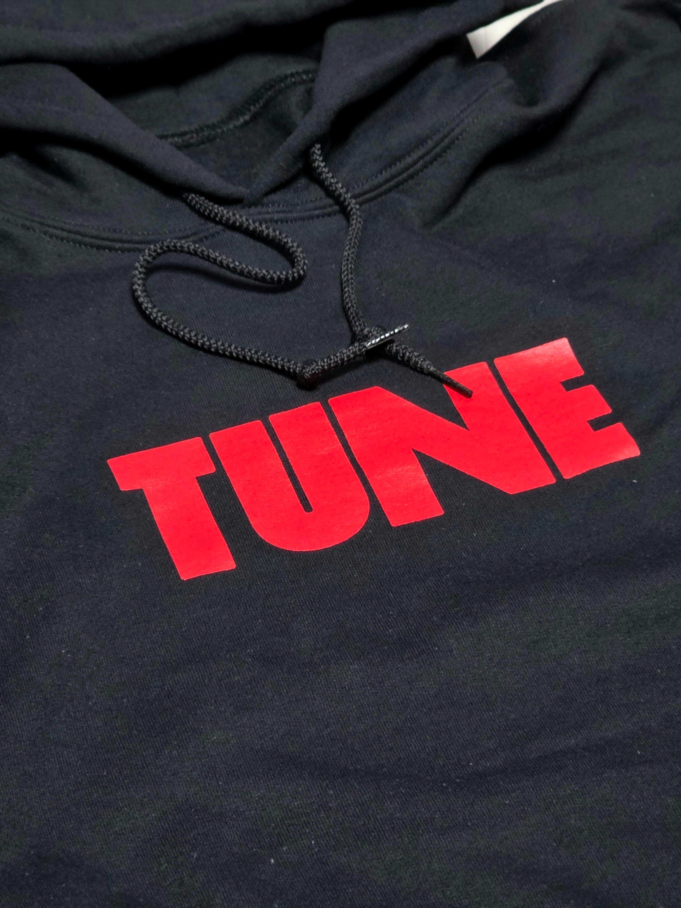 Tune x Jordan Hoodie Black Varsity Red 착용 스타일 - 6